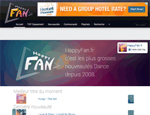 Tablet Screenshot of happyfan.fr